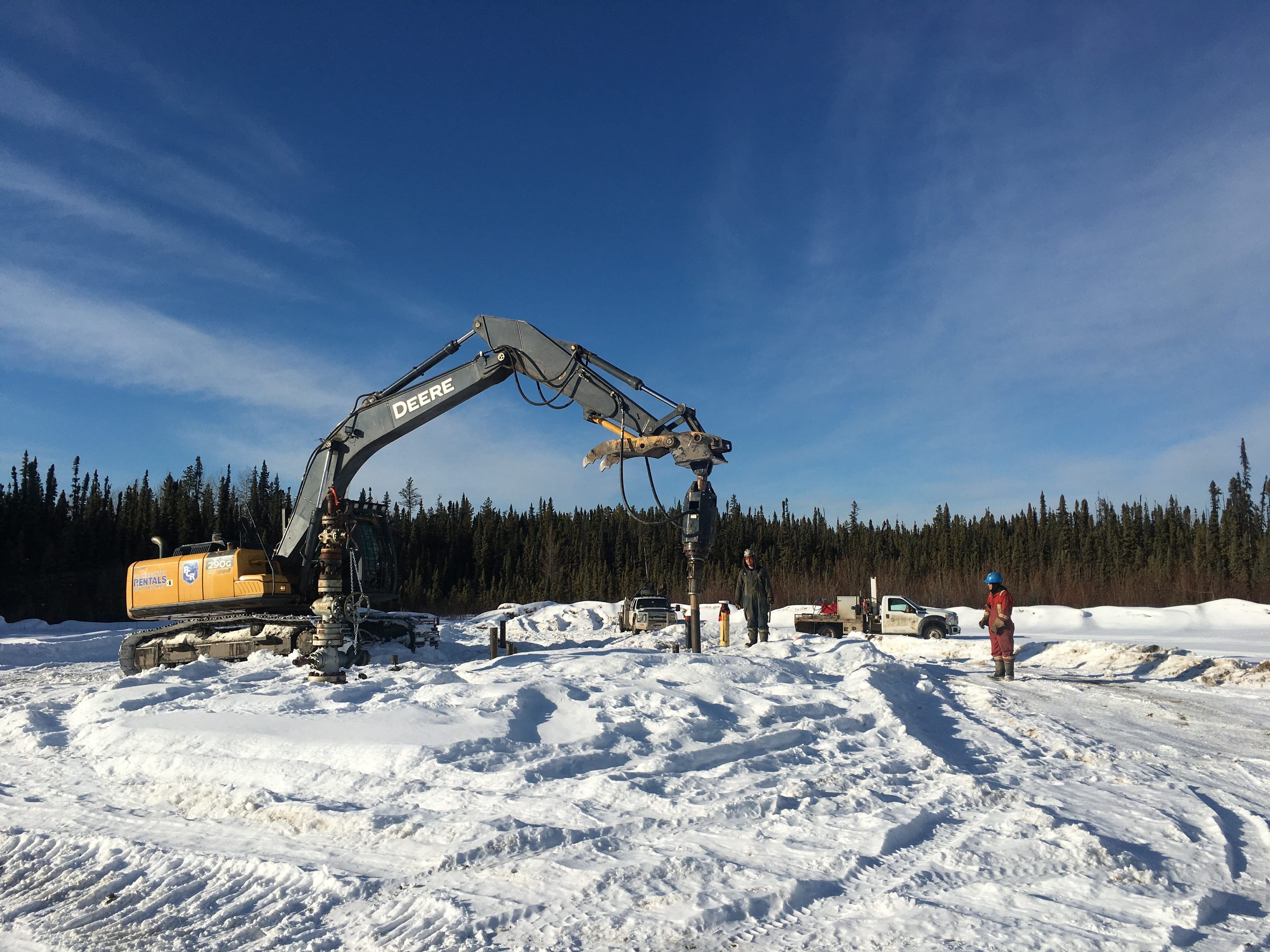 Pile removal with 60k ft/lb powerhead