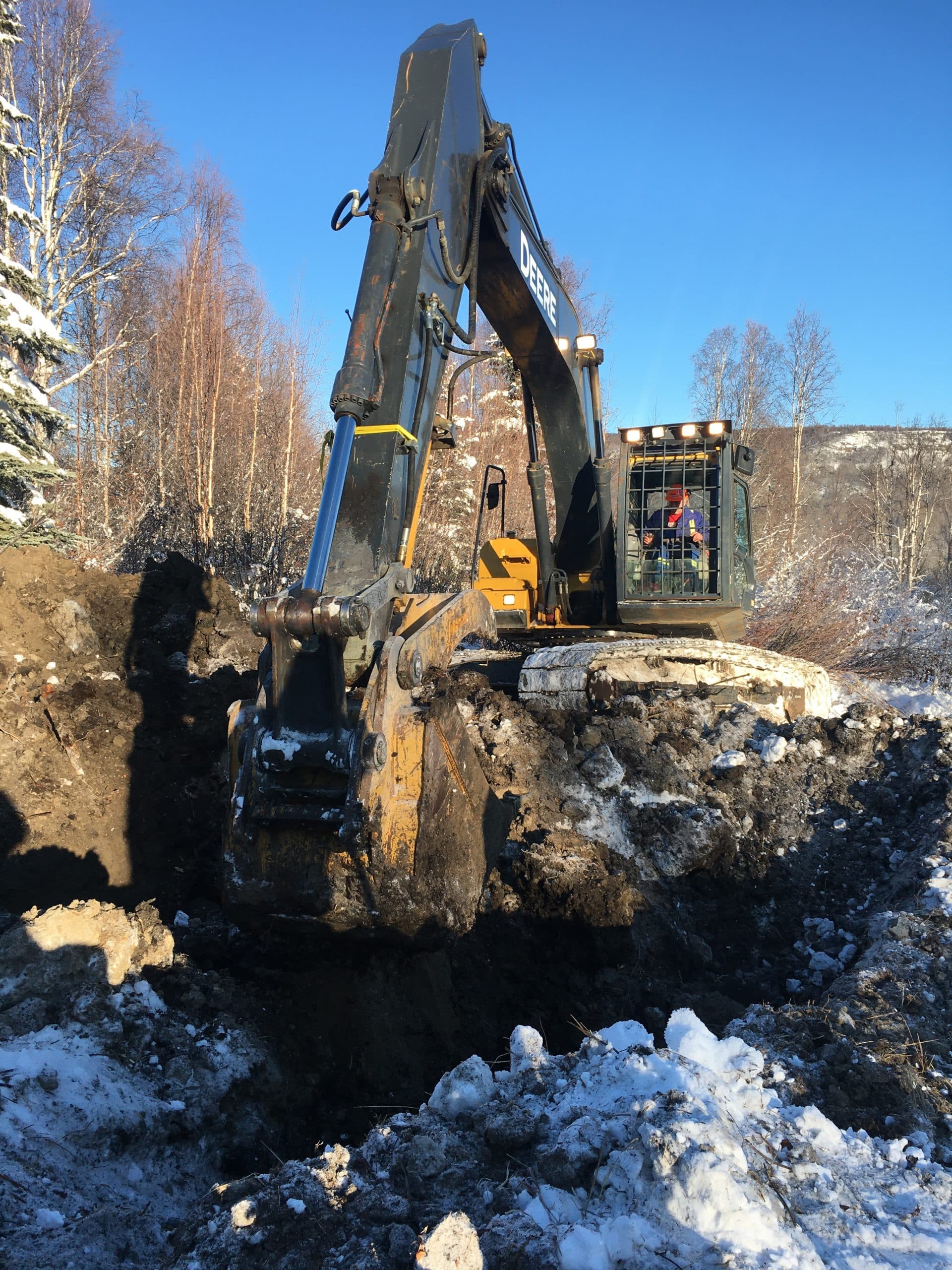 Pipeline decommissioning on oil and gas site